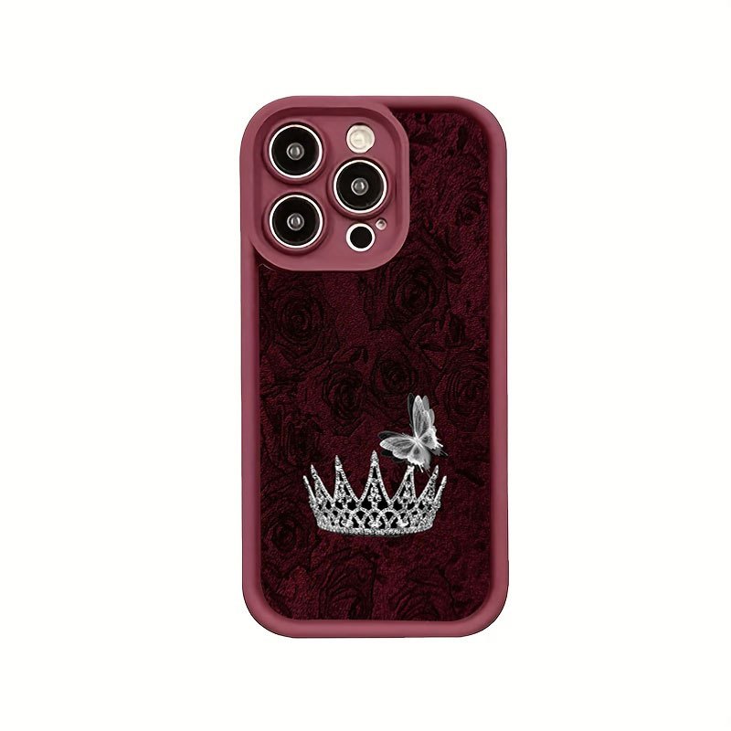 아이폰 18 프로용 빨간 장미와 은색 왕관 디자인의 휴 - Apple Iphone 15 Pro Max 리뷰 및 가격